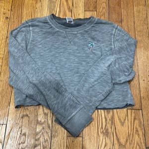 Victoria’s Secret Pink Cali Crop Thin Sweatshirt